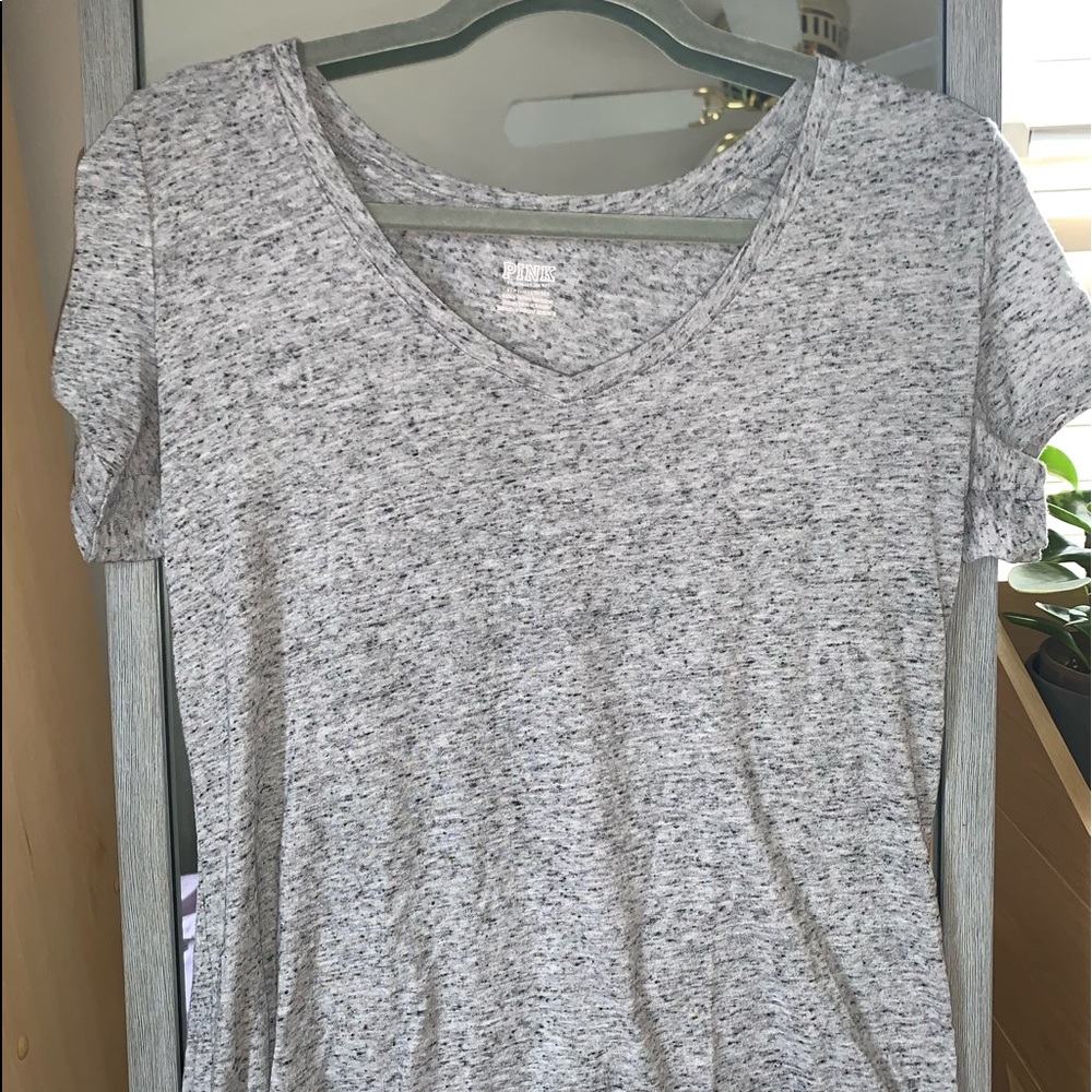 PINK, v - neck shirt